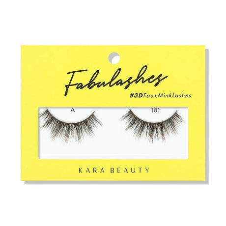 KARA BEAUTY- FABULASHES- FAUX MINK LASHES- 6PCS