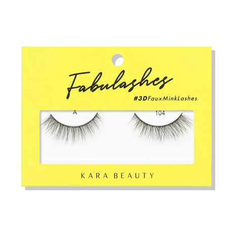 KARA BEAUTY- FABULASHES- FAUX MINK LASHES- 6PCS