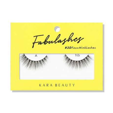 KARA BEAUTY- FABULASHES- FAUX MINK LASHES- 6PCS