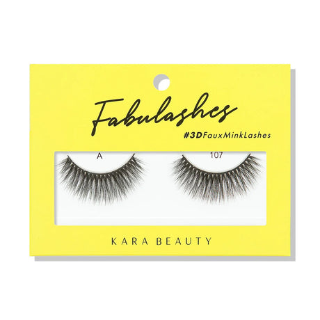 KARA BEAUTY- FABULASHES- FAUX MINK LASHES- 6PCS