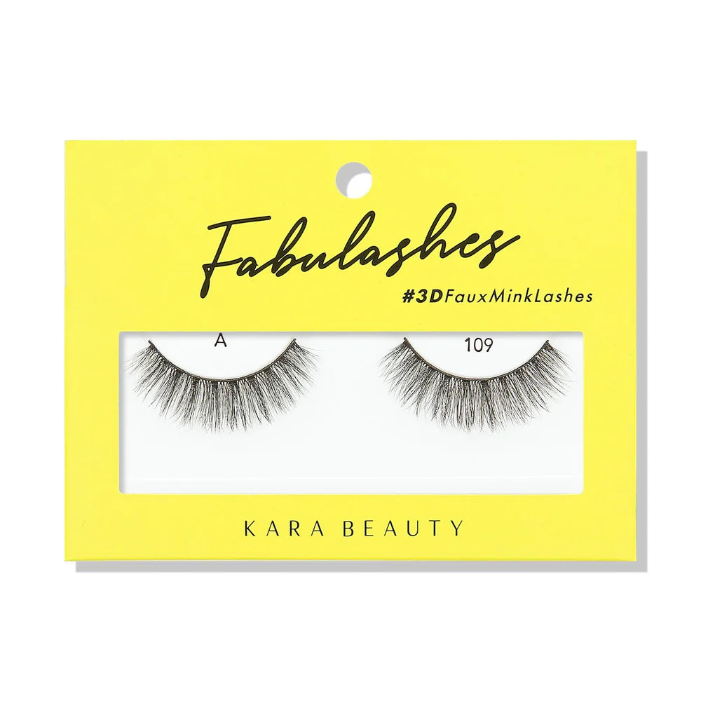 KARA BEAUTY- FABULASHES- FAUX MINK LASHES- 6PCS