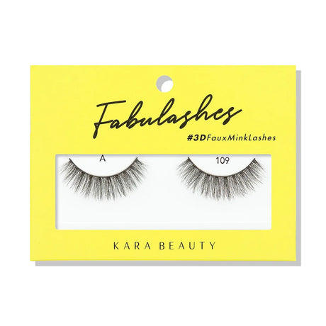 KARA BEAUTY- FABULASHES- FAUX MINK LASHES- 6PCS