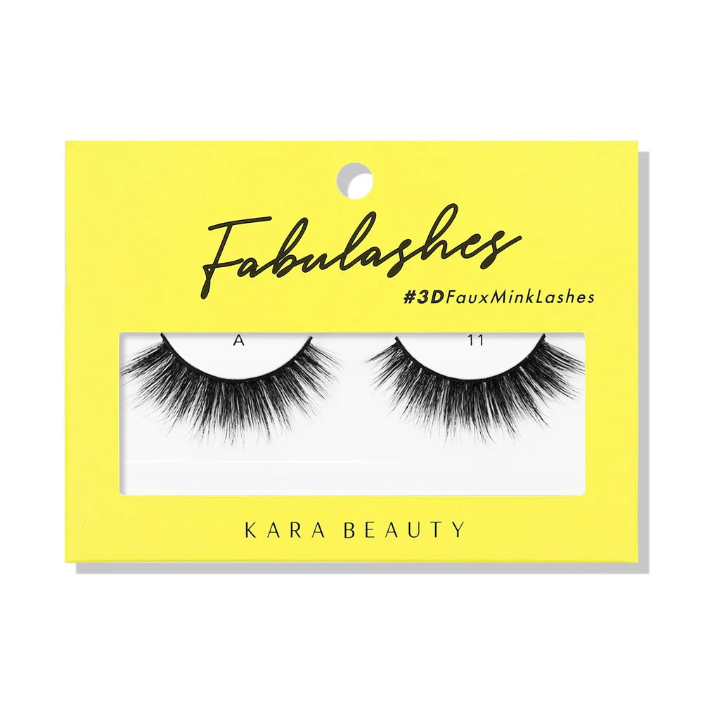 KARA BEAUTY- FABULASHES- FAUX MINK LASHES- 6PCS