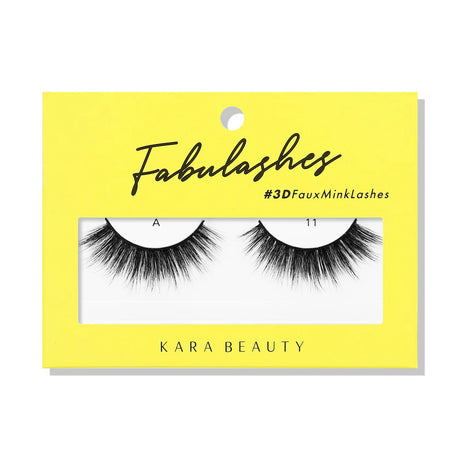 KARA BEAUTY- FABULASHES- FAUX MINK LASHES- 6PCS