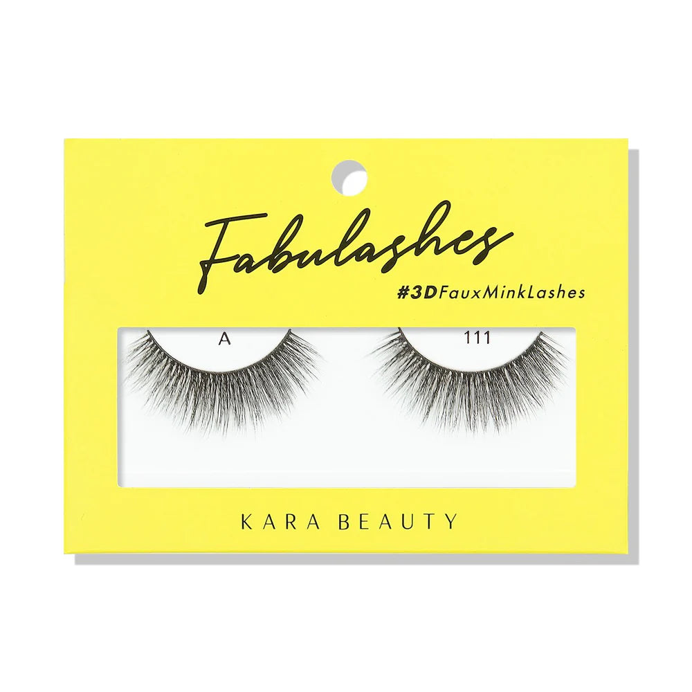 KARA BEAUTY- FABULASHES- FAUX MINK LASHES- 6PCS