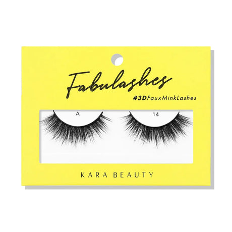 KARA BEAUTY- FABULASHES- FAUX MINK LASHES- 6PCS