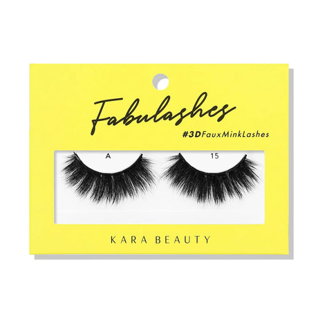 KARA BEAUTY- FABULASHES- FAUX MINK LASHES- 6PCS