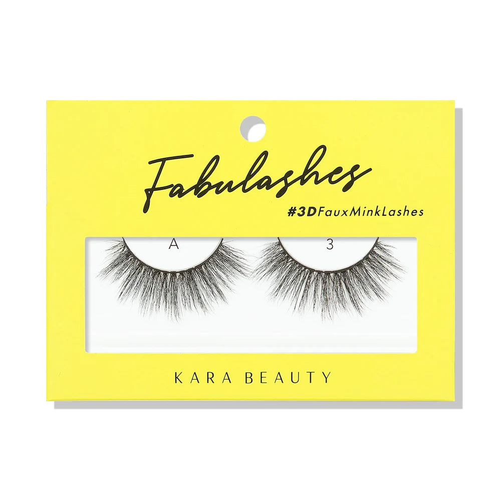 KARA BEAUTY- FABULASHES- FAUX MINK LASHES- 6PCS