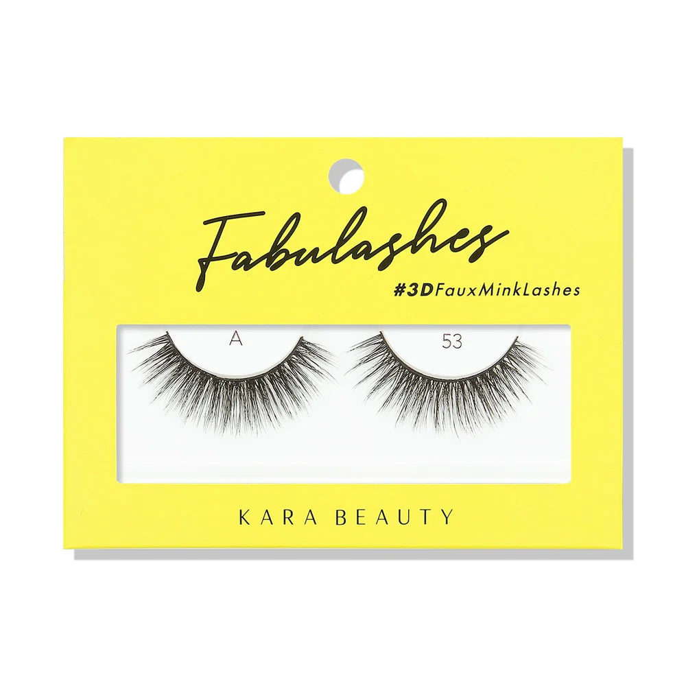 KARA BEAUTY- FABULASHES- FAUX MINK LASHES- 6PCS