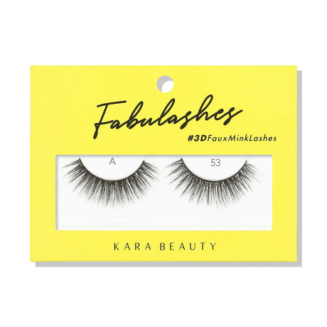 KARA BEAUTY- FABULASHES- FAUX MINK LASHES- 6PCS