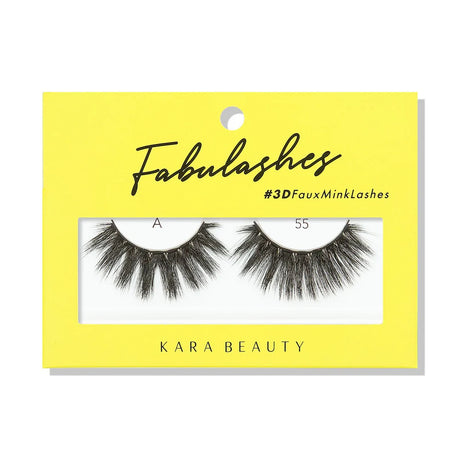 KARA BEAUTY- FABULASHES- FAUX MINK LASHES- 6PCS