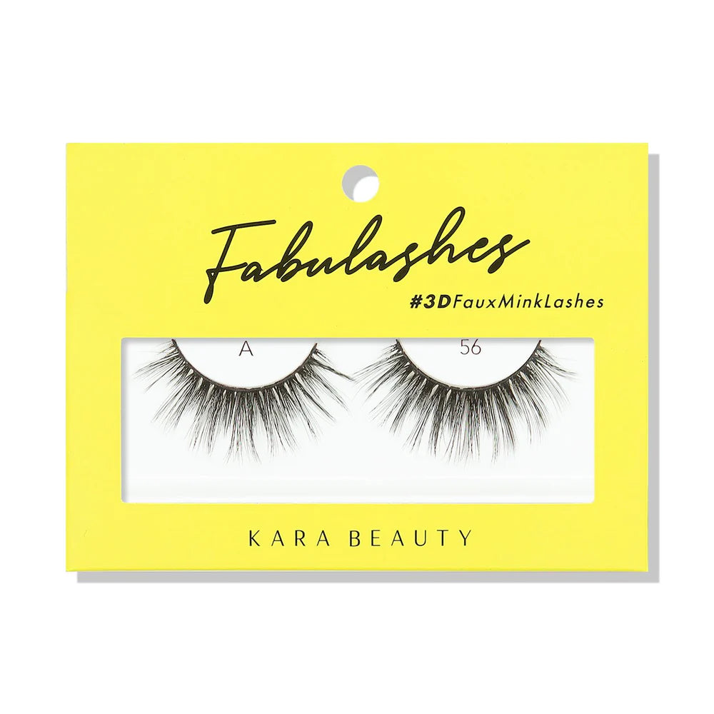 KARA BEAUTY- FABULASHES- FAUX MINK LASHES- 6PCS