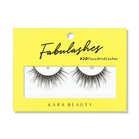 KARA BEAUTY- FABULASHES- FAUX MINK LASHES- 6PCS
