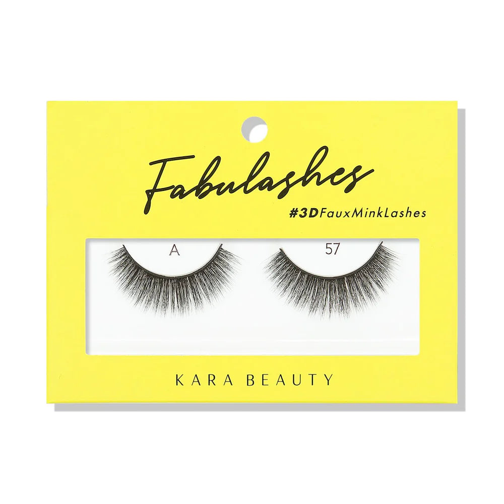 KARA BEAUTY- FABULASHES- FAUX MINK LASHES- 6PCS