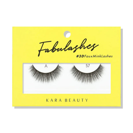 KARA BEAUTY- FABULASHES- FAUX MINK LASHES- 6PCS