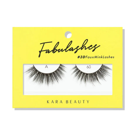 KARA BEAUTY- FABULASHES- FAUX MINK LASHES- 6PCS