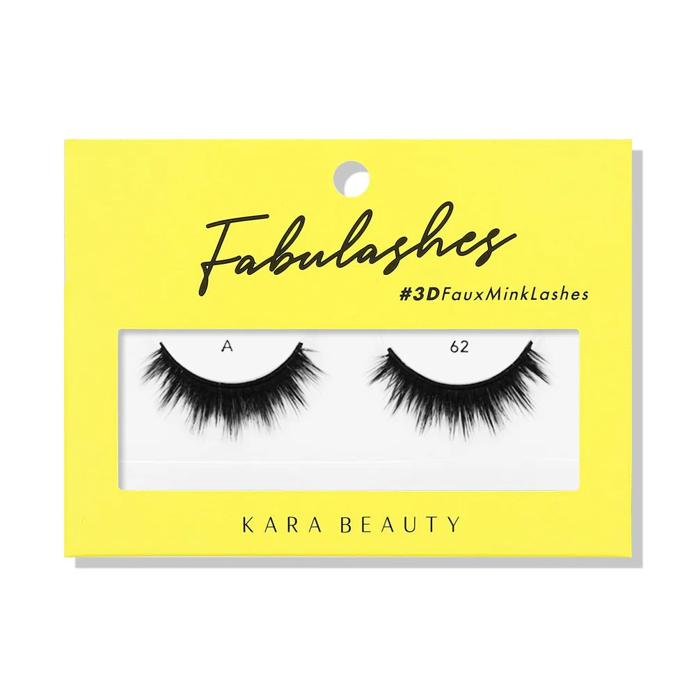 KARA BEAUTY- FABULASHES- FAUX MINK LASHES- 6PCS