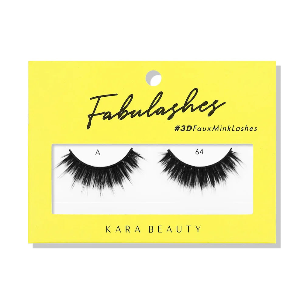 KARA BEAUTY- FABULASHES- FAUX MINK LASHES- 6PCS