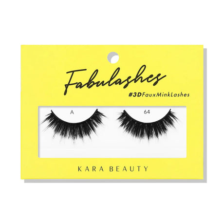 KARA BEAUTY- FABULASHES- FAUX MINK LASHES- 6PCS