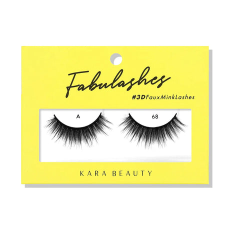 KARA BEAUTY- FABULASHES- FAUX MINK LASHES- 6PCS