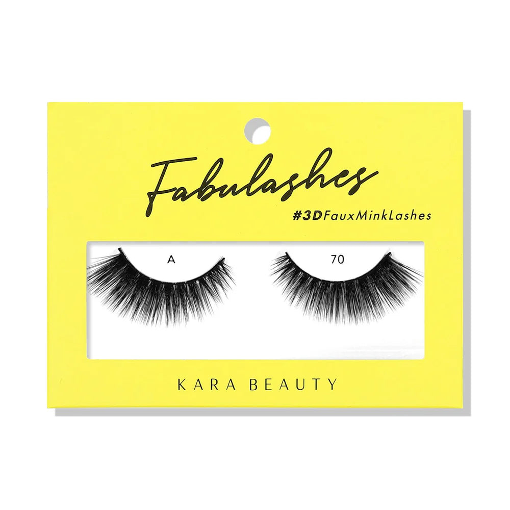 KARA BEAUTY- FABULASHES- FAUX MINK LASHES- 6PCS