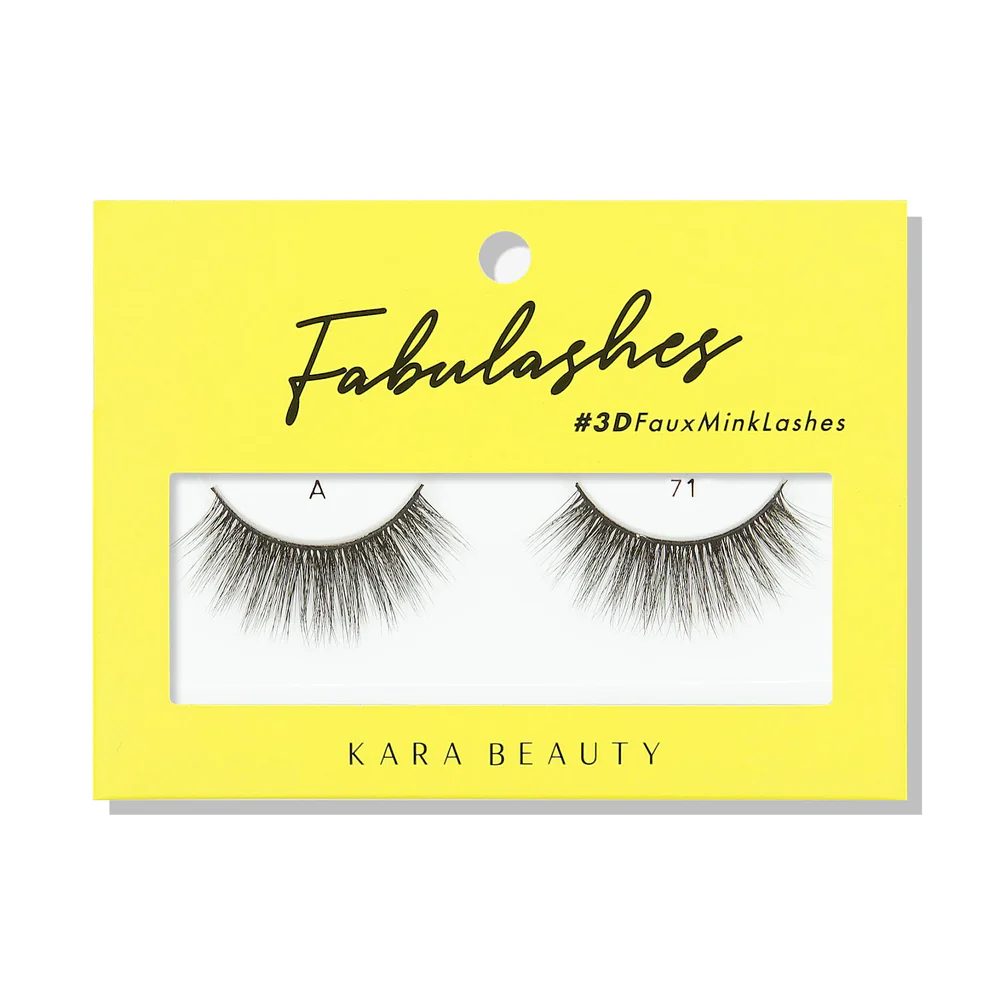 KARA BEAUTY- FABULASHES- FAUX MINK LASHES- 6PCS