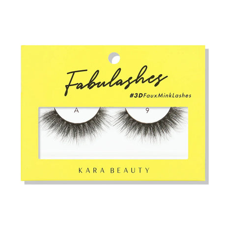 KARA BEAUTY- FABULASHES- FAUX MINK LASHES- 6PCS