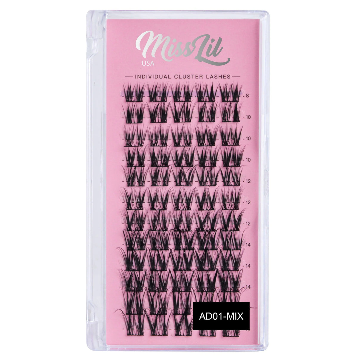 MISS LIL- INDIVIDUAL CLUSTER- LASHES- 3PCS