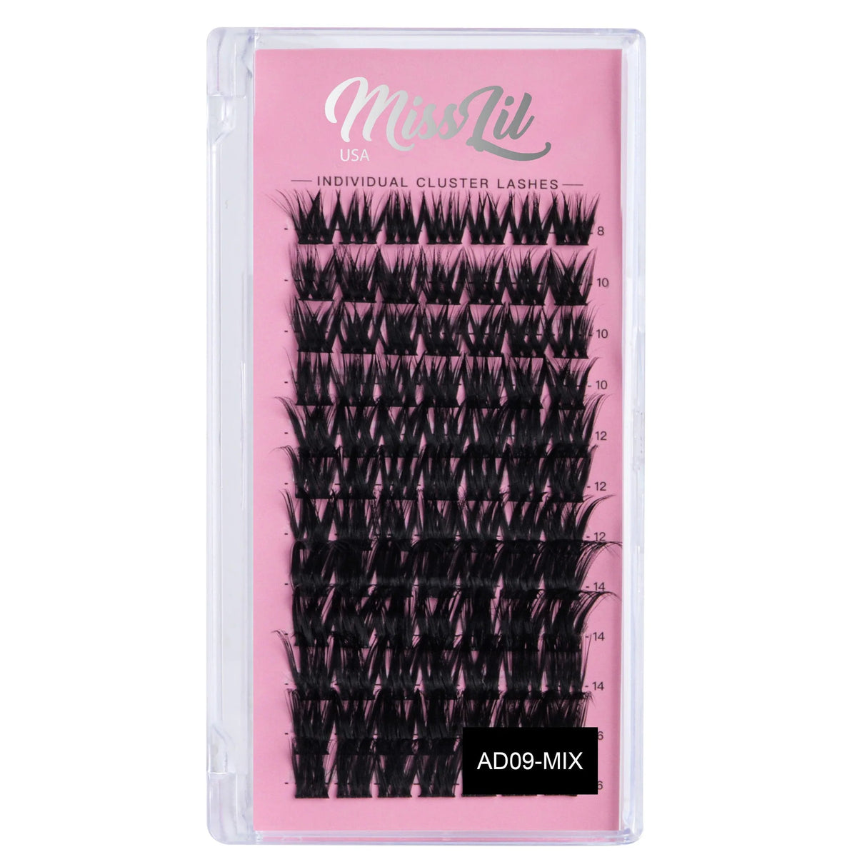 MISS LIL- INDIVIDUAL CLUSTER- LASHES- 3PCS