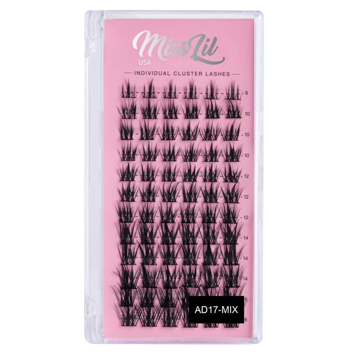 MISS LIL- INDIVIDUAL CLUSTER- LASHES- 3PCS