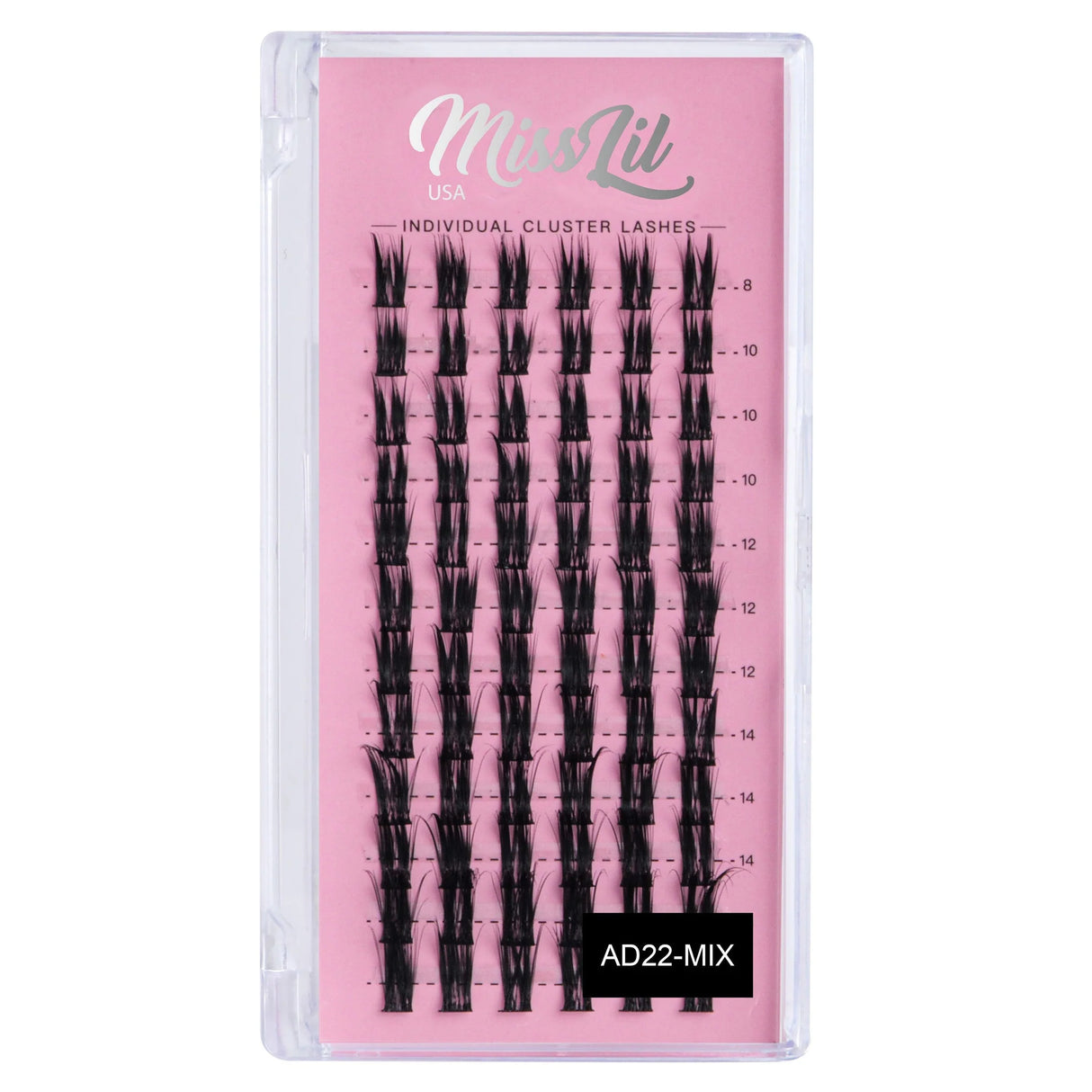 MISS LIL- INDIVIDUAL CLUSTER- LASHES- 3PCS