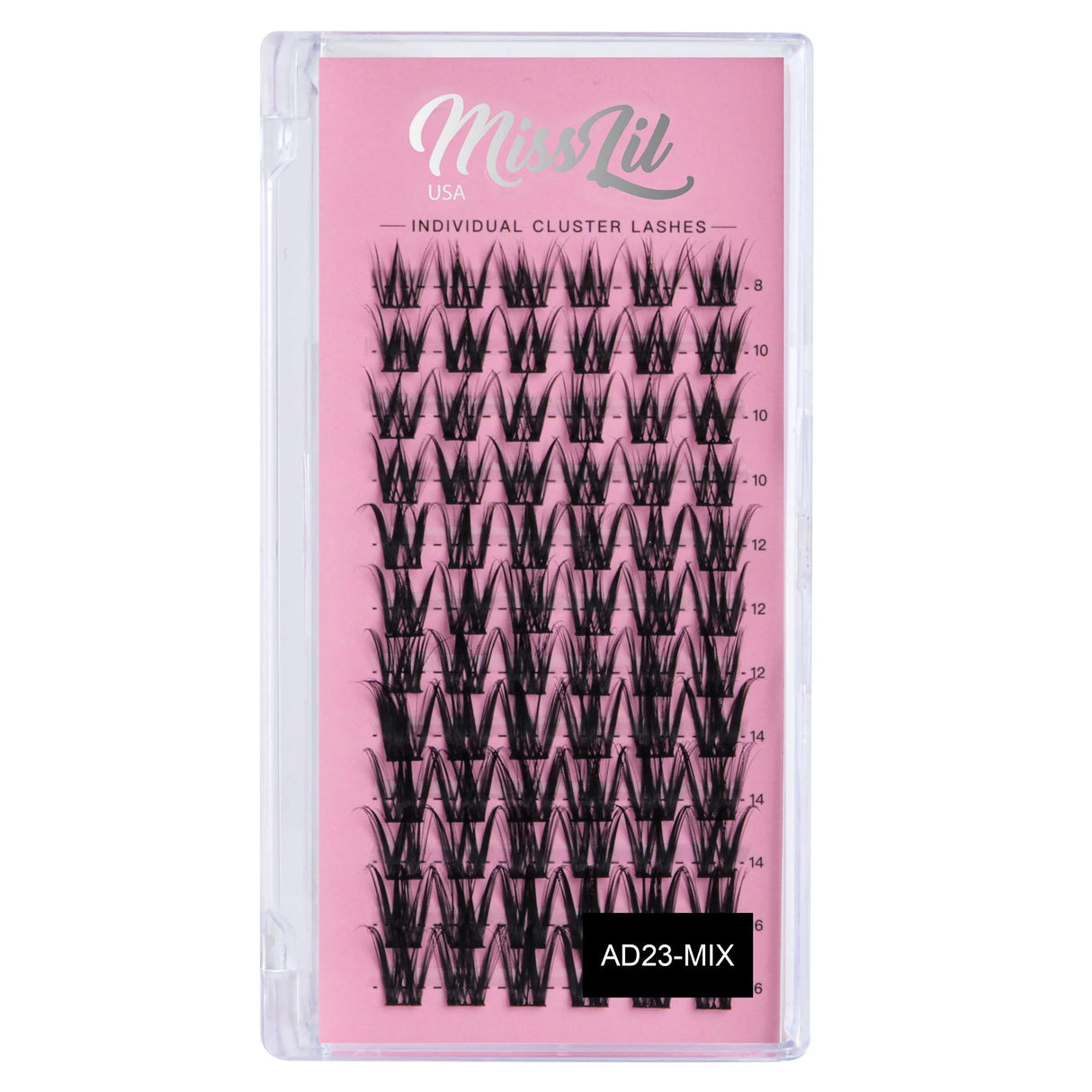 MISS LIL- INDIVIDUAL CLUSTER- LASHES- 3PCS