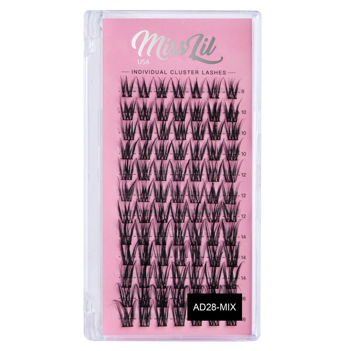 MISS LIL- INDIVIDUAL CLUSTER- LASHES- 3PCS