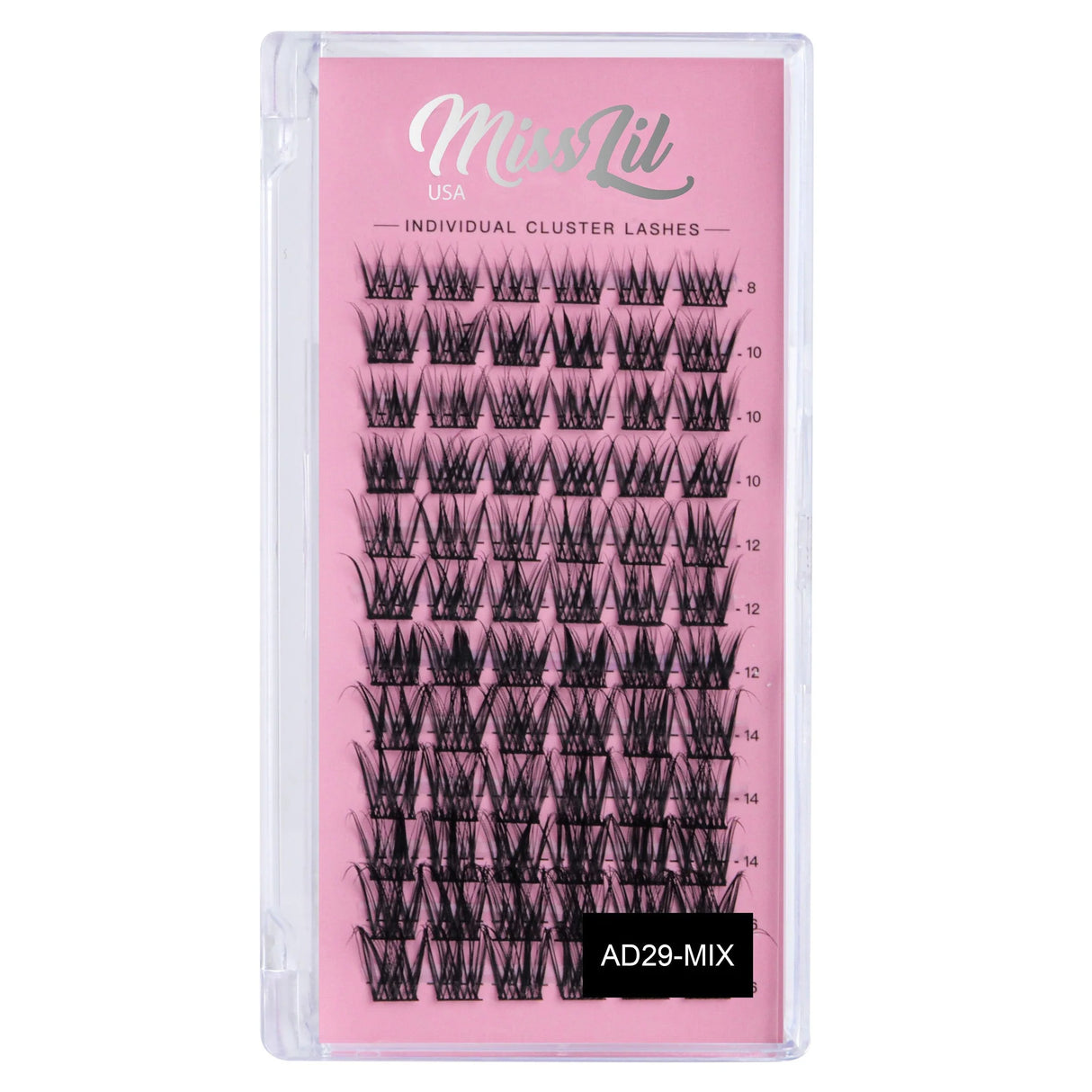 MISS LIL- INDIVIDUAL CLUSTER- LASHES- 3PCS