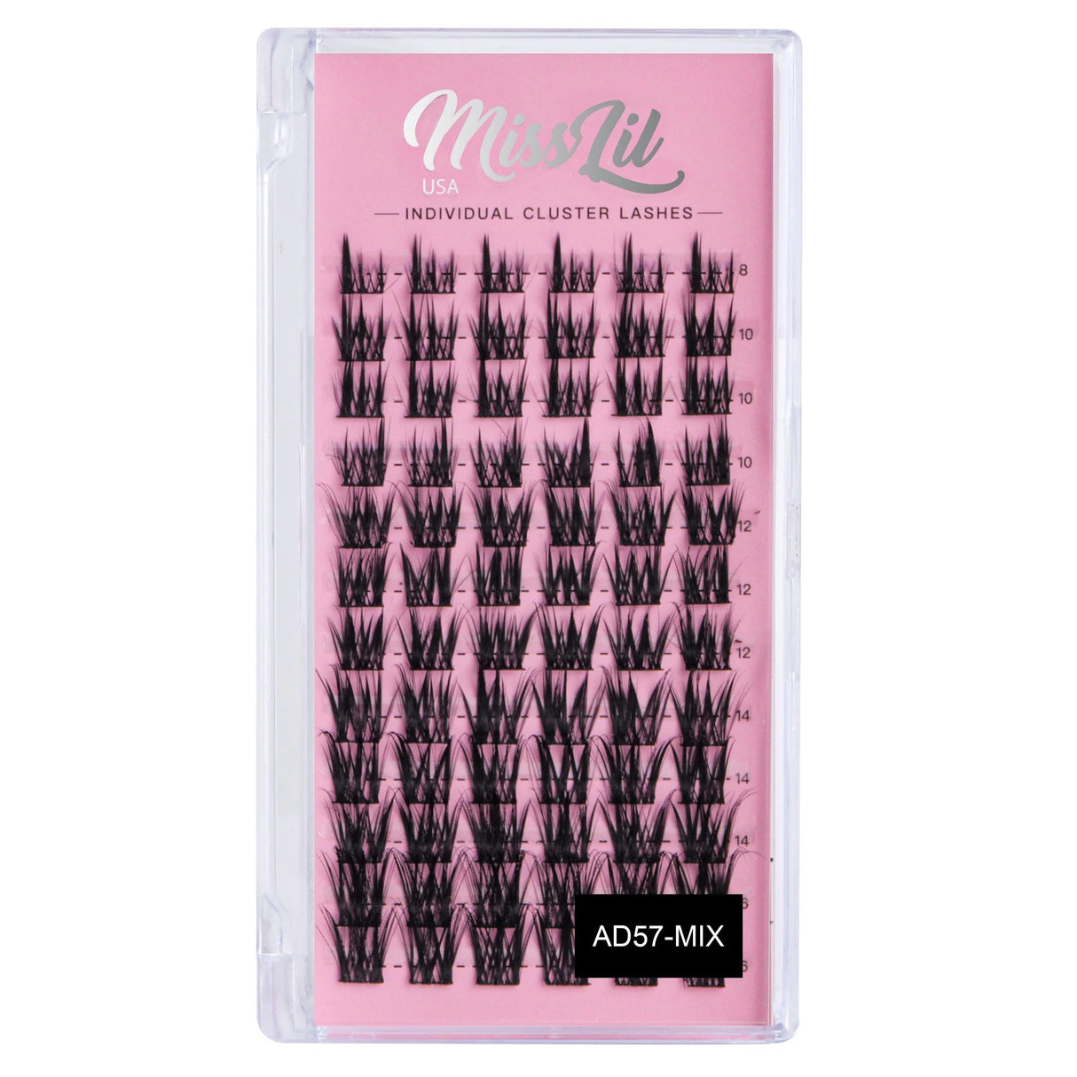 MISS LIL- INDIVIDUAL CLUSTER- LASHES- 3PCS