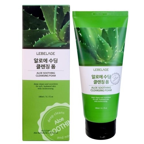 LEBELAGE- ALOE APAISANT- MOUSSE NETTOYANTE- 1PC