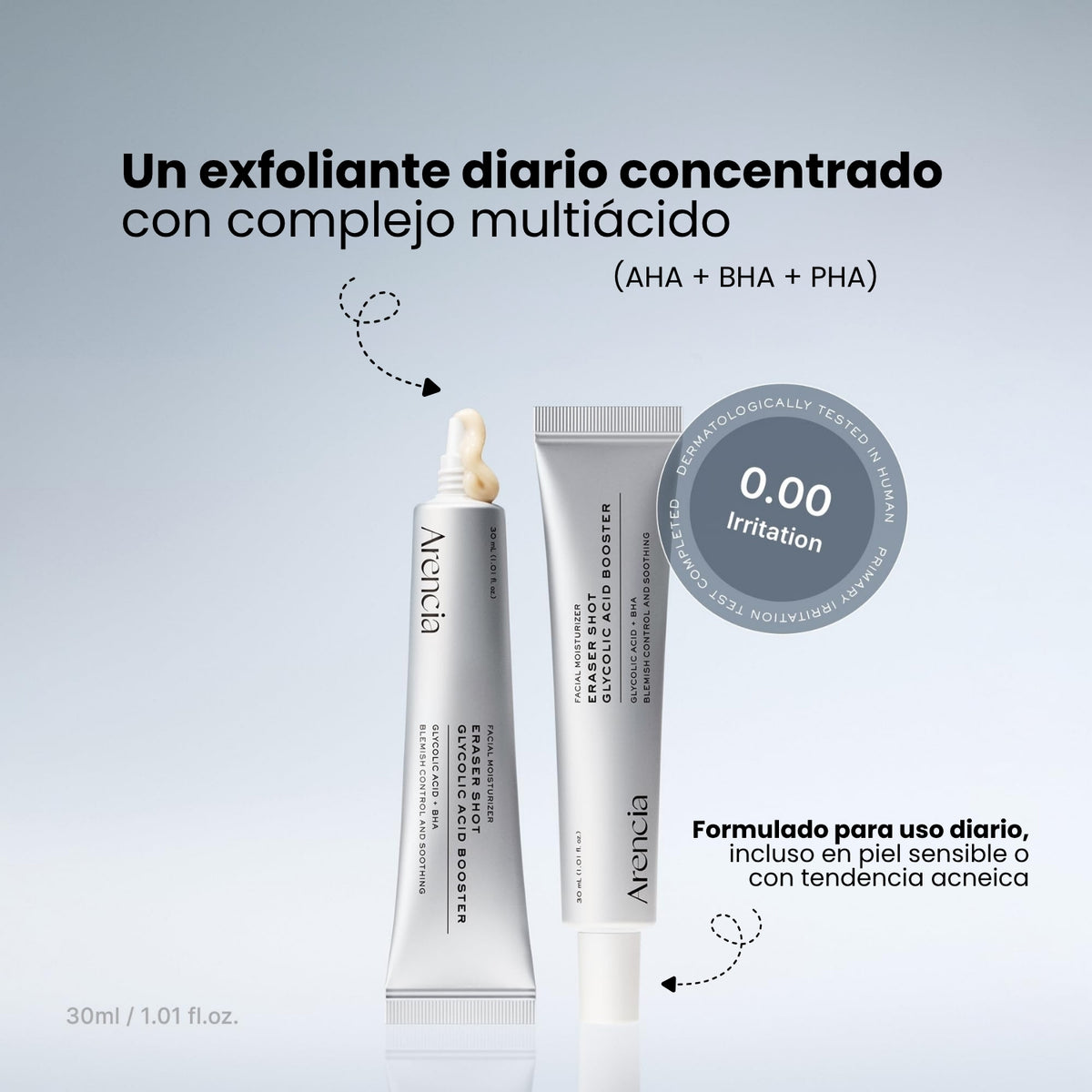 ARENCIA - ERASER SHOT GLYCOLIC ACID BOOSTER - (1PC)