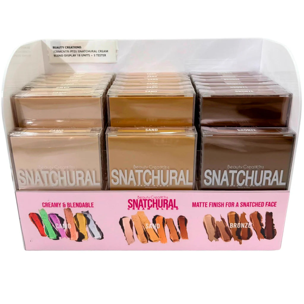 BEAUTY CREATIONS- SNATCHURAL- CREAM COLOR CORRECTION PALETTE- 18PCS + 3 FREE TESTERS