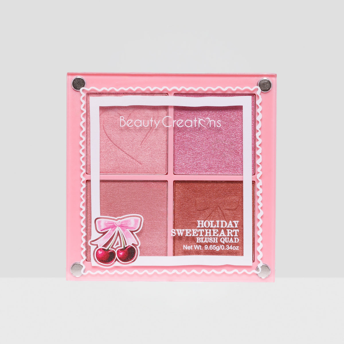 BEAUTY CREATIONS - HOLIDAY SWEETHEART BLUSH QUAD PALETTE - (1PC)