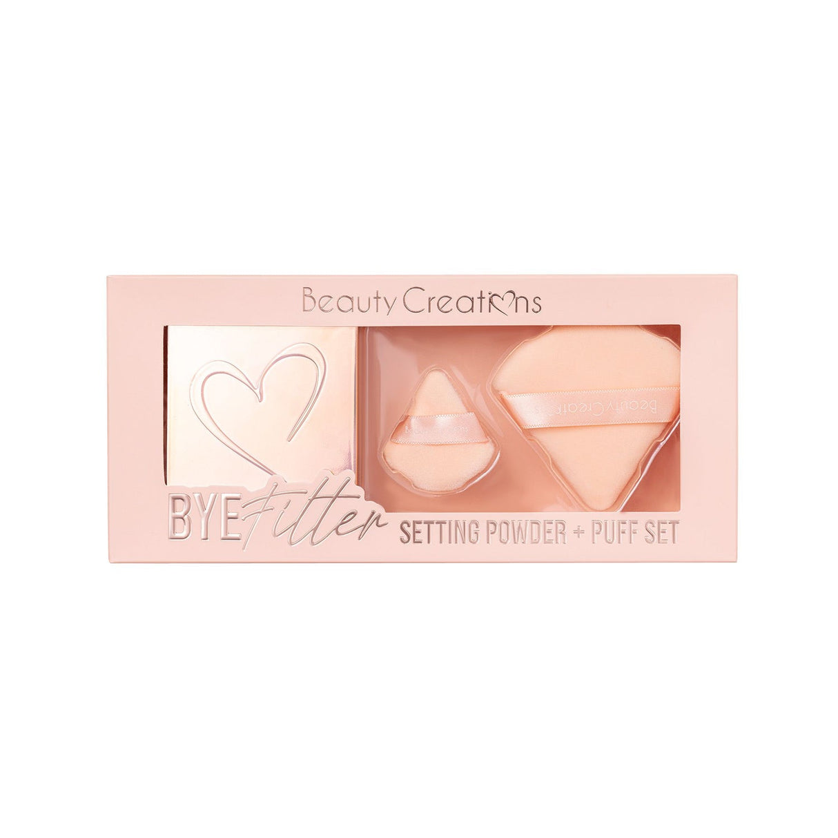 BEAUTY CREATIONS - BYE FILTER SETTING POWDER + PUFF SET