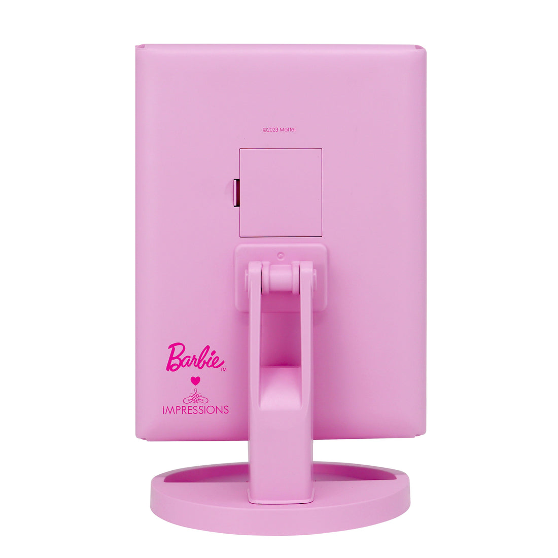 IMPRESSIONS VANITY - ESPEJO DE MAQUILLAJE TRIFOLD LED DE TRITONO CON AUMENTO BARBIE™