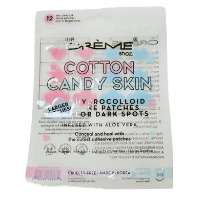 THE CREME SHOP-ALGODÓN DE AZÚCAR- PARCHES PARA ACNÉ- 6UDS