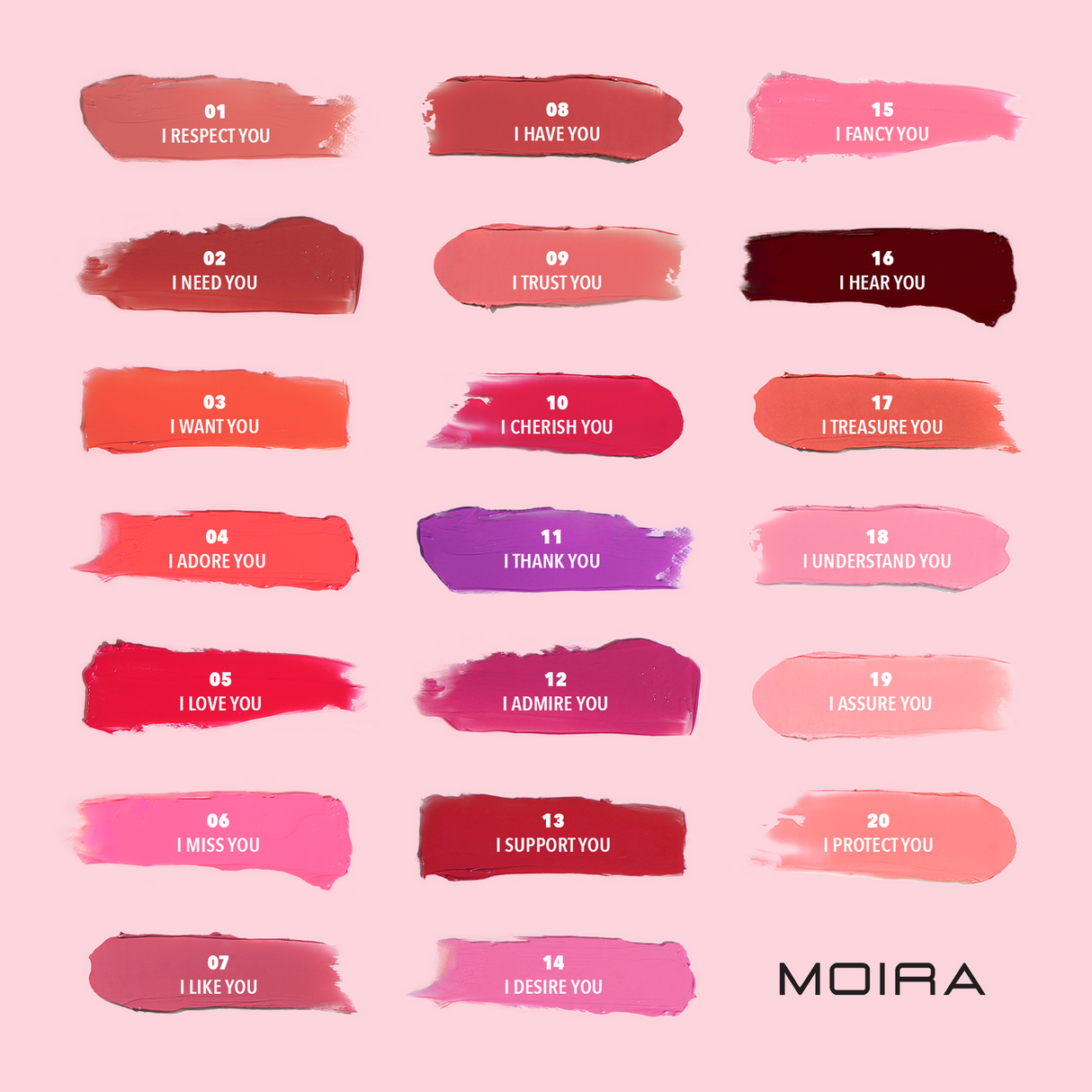 MOIRA - LOVEHEAT CREAM BLUSH (NEW SHADES)