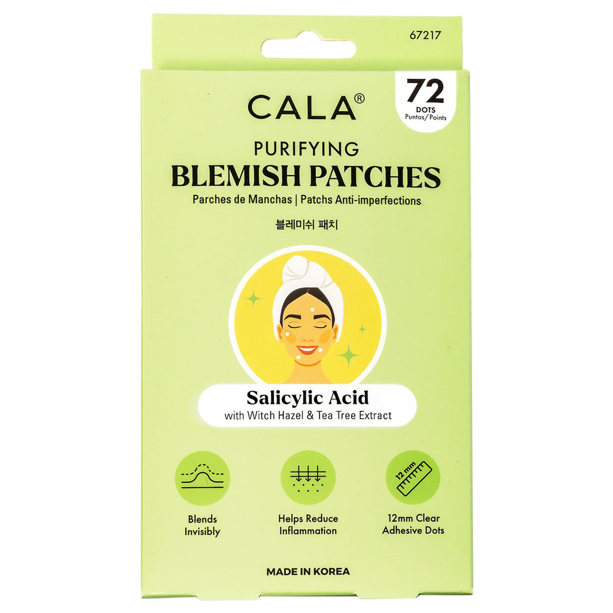 CALA- SALICYLIC ACID- PURIFYING BLEMISH PATCHES- 6PCS BOX