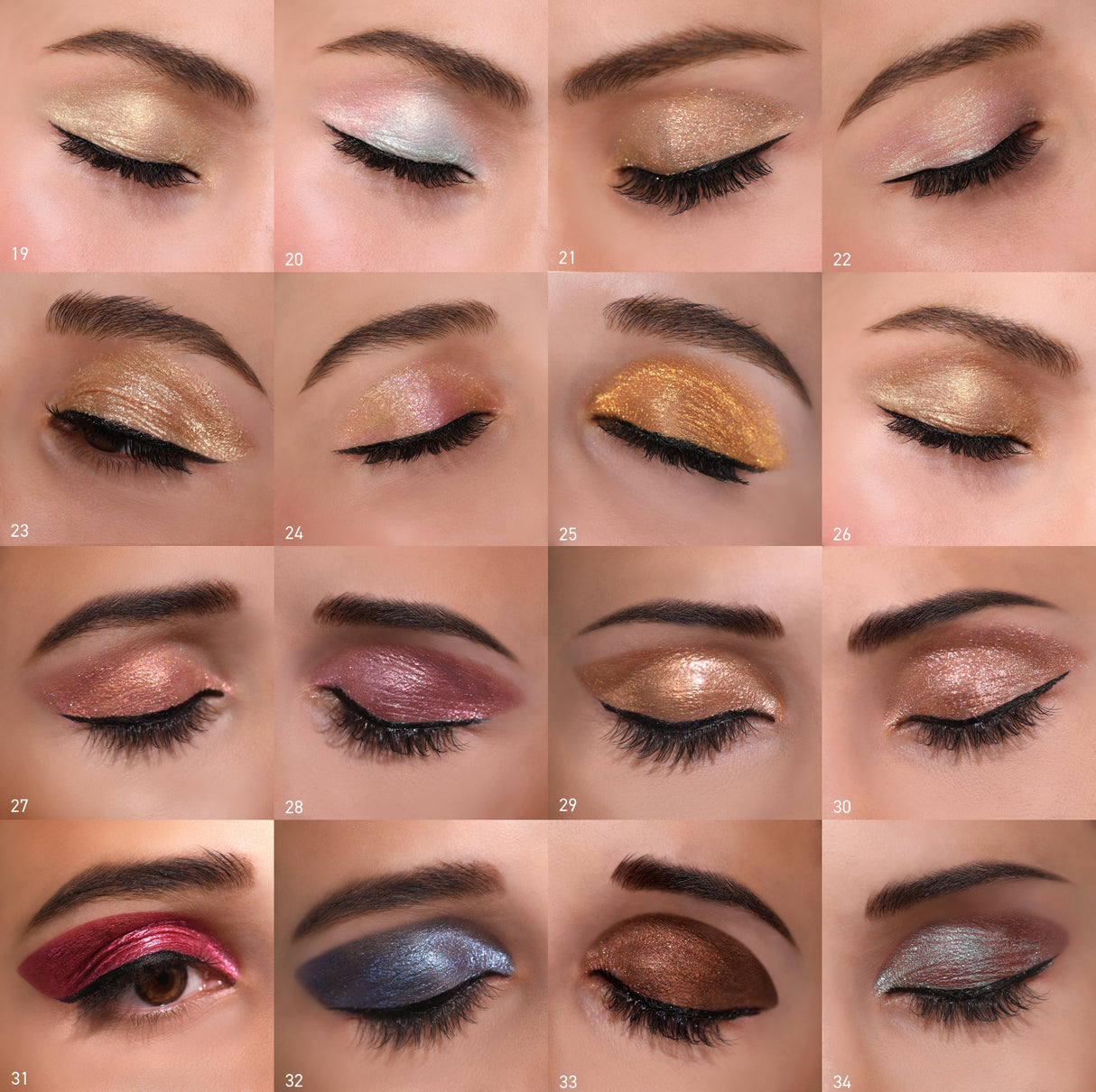 MOIRA - DIAMOND DAZE LIQUID SHADOW VOL.2 (TONE 19 TO 34)