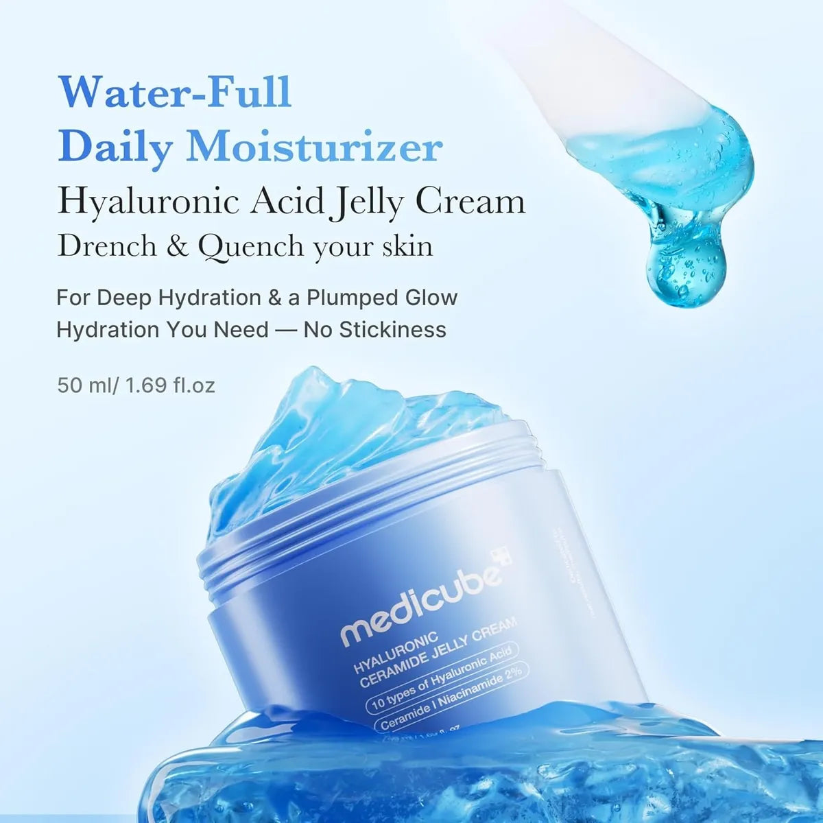 MEDICUBE - HYALURONIC CERAMIDE JELLY CREAM - (1PC)