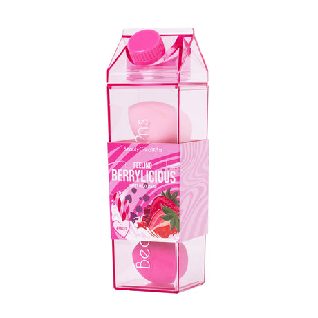 BEAUTY CREATIONS - ÉPONGES À MÉLANGE DE LAIT DOUX (4 ÉPONGES) (1PC)