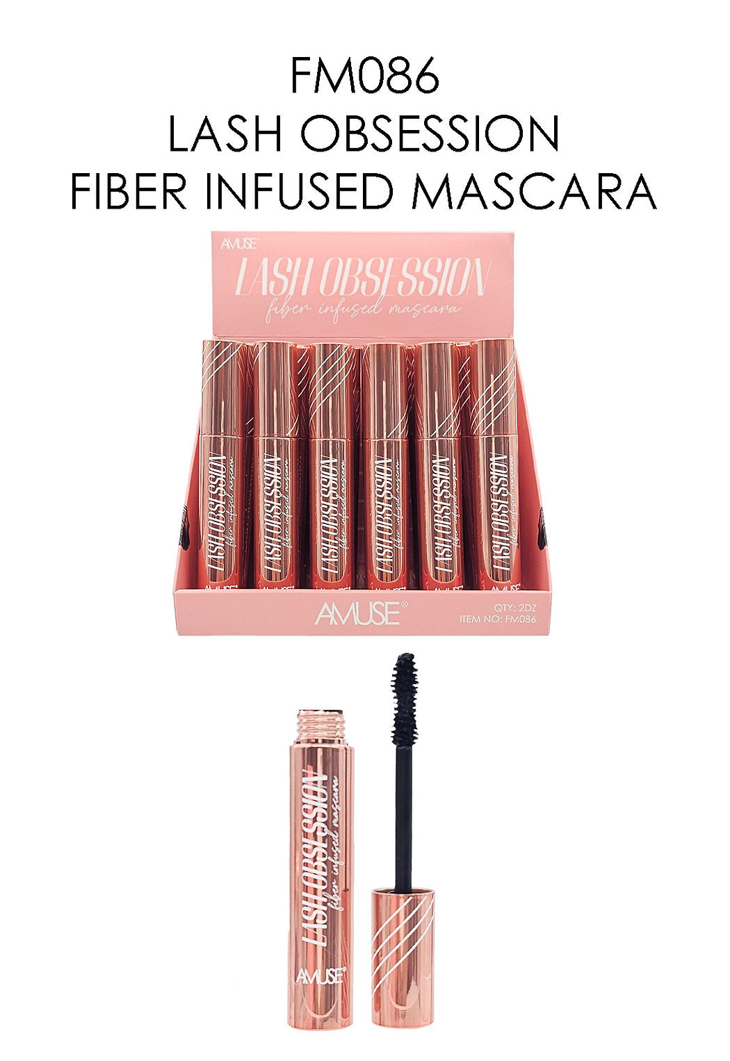 AMUSE- LASH OBSESSION- MASCARA- (24PCS)