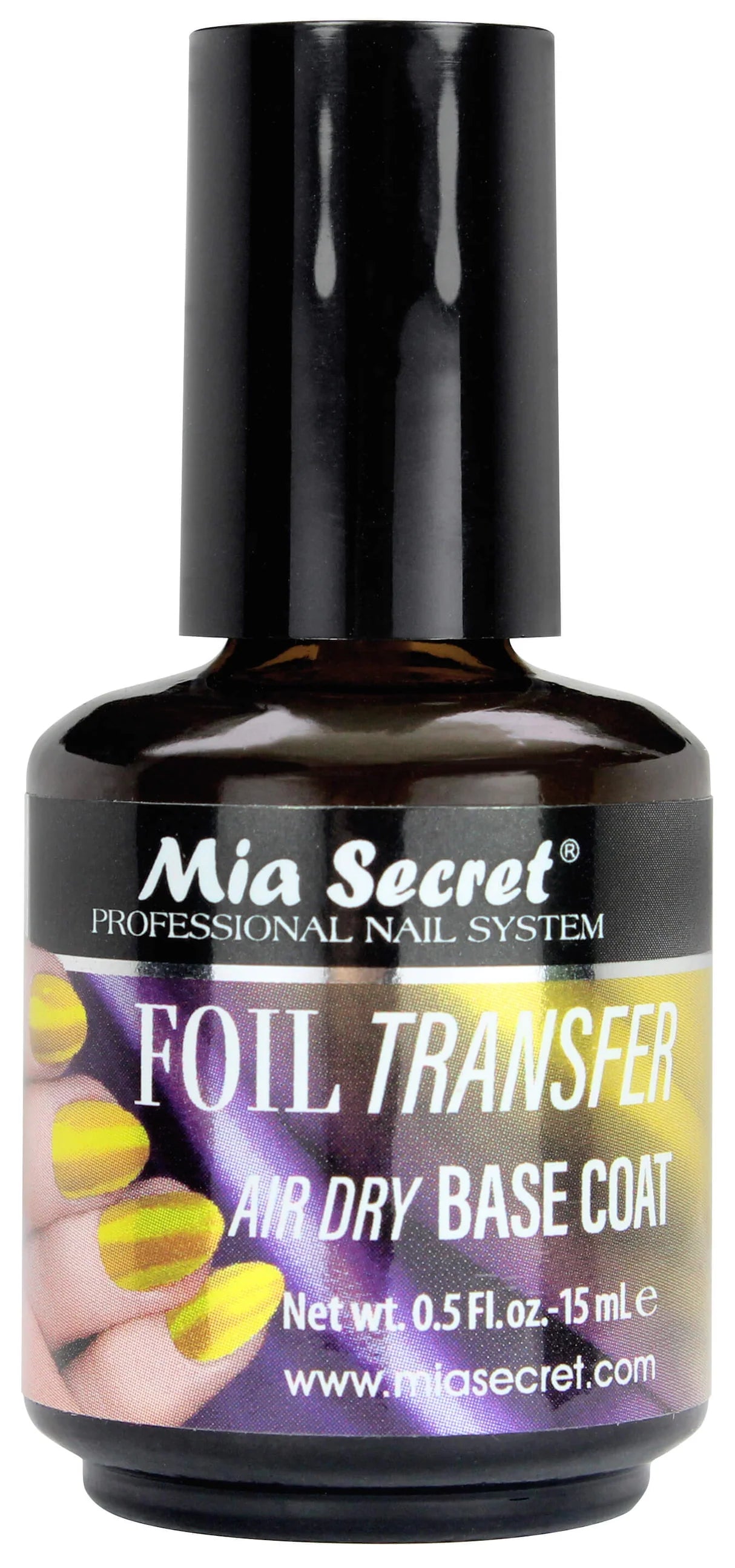 MIA SECRET- AIR DRY BASE COAT- FOIL TRANSFER- 1PC