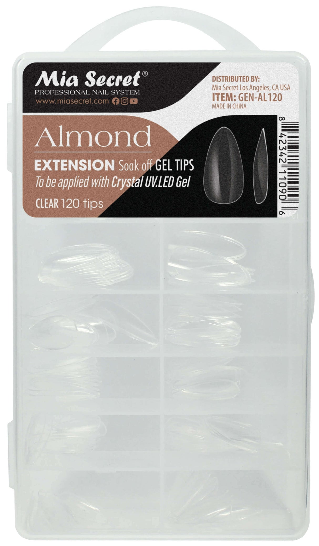 MIA SECRET - EXTENSION SOAK OFF GEL TIPS